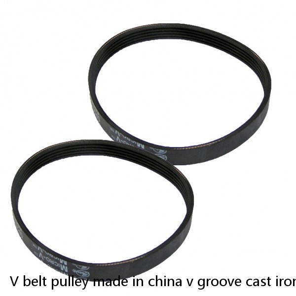 V belt pulley made in china v groove cast iron nylon alternator belt pulleys