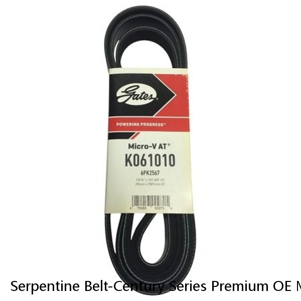 Serpentine Belt-Century Series Premium OE Micro-V Belt GATES K061010 #1 small image