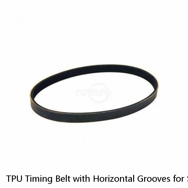 TPU Timing Belt with Horizontal Grooves for Sausage Machine belt #1 small image