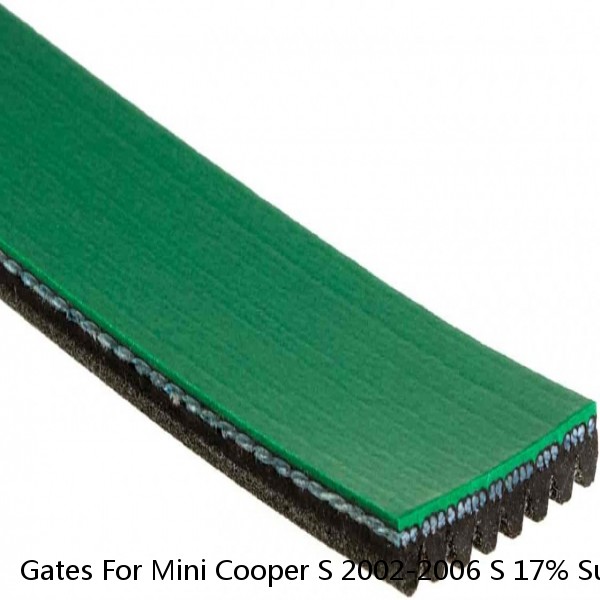 Gates For Mini Cooper S 2002-2006 S 17% Super Charger Pulley Fleetrunner Belt #1 image