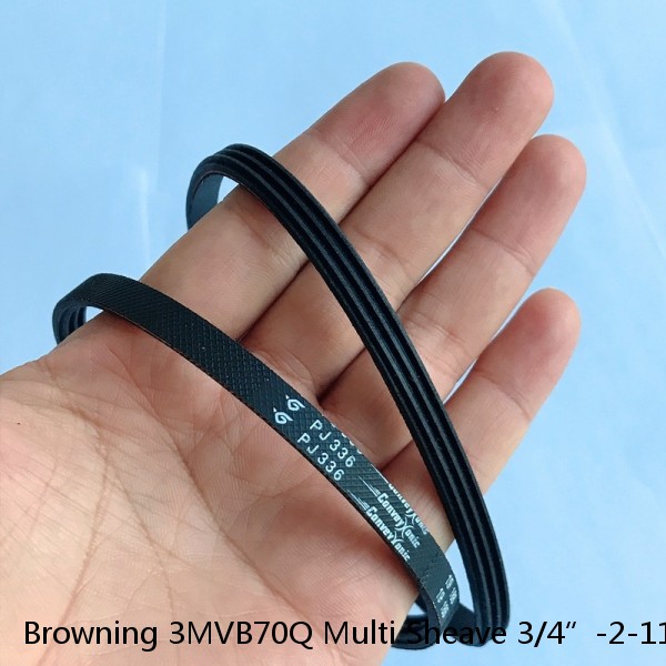 Browning 3MVB70Q Multi Sheave 3/4”-2-11/16"ID 3-Groove 7.35"OD A/B Belt USED #1 image