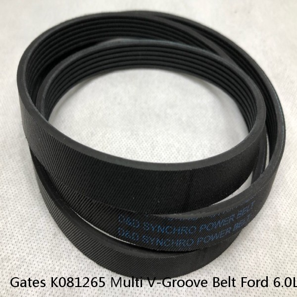 Gates K081265 Multi V-Groove Belt Ford 6.0L Turbo Diesel  #1 image