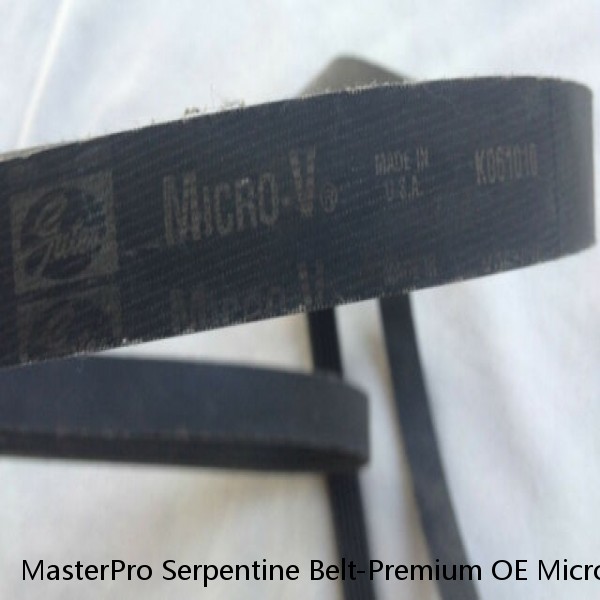 MasterPro Serpentine Belt-Premium OE Micro-V Belt Gates K061010 #1 image