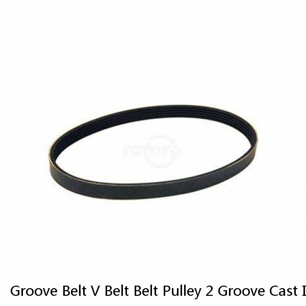 Groove Belt V Belt Belt Pulley 2 Groove Cast Iron V Groove Belt Sheave Pulleys #1 image